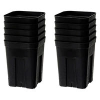 日本ポリ鉢販売 スリット鉢 プレステラ 120深型 黒 10個セット 269851 1個（直送品）