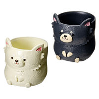 ケー・イー・アイ 鉢 リトルレジンポット チワワ 272614 1個（直送品）