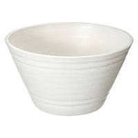 明和 鉢 セラアート 平鉢 27号 白 275778 1個（直送品）