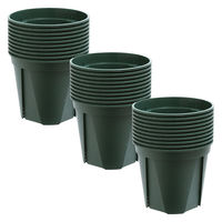 兼弥産業 スリット鉢 EUPOT 15cm モスグリーン 281252 1セット(30個)（直送品）