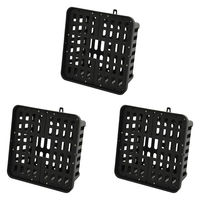 リーフ コウモリランバスケット ブラック 3Lサイズ 3個入り 282394 1個（直送品）