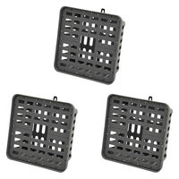 リーフ コウモリランバスケット グレー 3Lサイズ 3個入り 282397 1個（直送品）