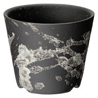 かみ山陶器 盆栽鉢 信楽焼 植木鉢 雅―白飛 283222 1個（直送品）