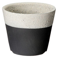 かみ山陶器 盆栽鉢 信楽焼 植木鉢 雅―上下掛分 283225 1個（直送品）