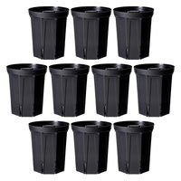 兼弥産業 スリット鉢 カネヤ産業 ロングタイプ CSMー150L 黒 287629 1セット(10個)（直送品）