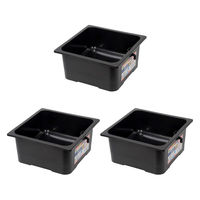 テトラ ジャパン じょうろでキレイメダカ鉢 40×40 黒 288378 1セット(3個)（直送品）