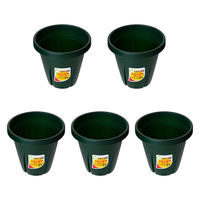大和プラスチック 鉢 根はり鉢 4号 ダークグリーン 5個入り 288487 1個（直送品）