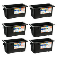 テトラ ジャパン じょうろでキレイメダカ鉢 40 黒 289089 1セット(6個)（直送品）