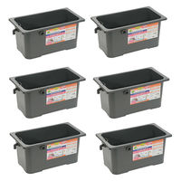 テトラ ジャパン じょうろでキレイメダカ鉢 40 色光育成グレー 291896 1セット(6個)（直送品）