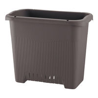 リッチェル プランター 菜園上手 深50型 ダークブラウン 299374 1個（直送品）