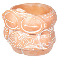 ケー・イー・アイ 鉢 リトルレジンポット 遮光器土偶 306849 1個（直送品）