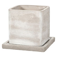 エイチツーオー セメントポット スクエア S 311200 1個（直送品）