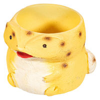 ケー・イー・アイ 鉢 リトルレジンポット レオパードゲッコー 314363 1個（直送品）