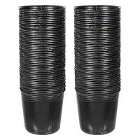 日本ポリ鉢販売 ノーマルポット 黒丸 60 2号 100個セット 328652 1個（直送品）