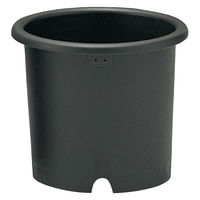 リッチェル プランター 菊鉢 ブラック 10号 63055 1個（直送品）