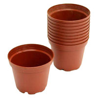 雪印種苗 鉢 プラポット 6cm 茶 穴ありタイプ 10個セット 87199 1個（直送品）