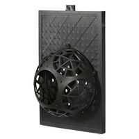 リーフ コウモリランバスケット 簡単板付けセット ブラック 板付き 930441 1個（直送品）