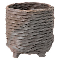 リーフ 鉢 信楽焼 COM WORK STUDIO作 LLBー7 930579 1個（直送品）