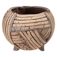 リーフ 鉢 信楽焼 COM WORK STUDIO作 COー10 930591 1個（直送品）