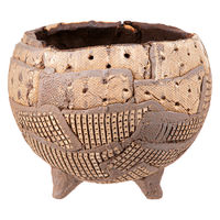 リーフ 鉢 信楽焼 COM WORK STUDIO作 DJー3 930618 1個（直送品）