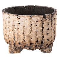 リーフ 鉢 信楽焼 COM WORK STUDIO作 CLBー9 930622 1個（直送品）