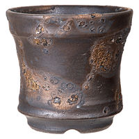 リーフ 鉢 横山陶芸 益子焼 3号鉢 銀河シリーズ 930699 1個（直送品）