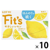 ガム Fit's フィッツ やさしいレモン 12枚入 1セット（1個×10）