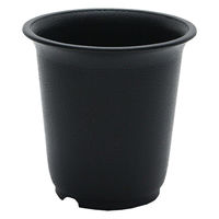 アライ・サンズ 多肉植物 プラ鉢 2.5号 黒 214939 1個（直送品）