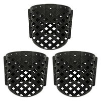 リーフ コウモリランポケット ブラック 3個入り 282398 1個（直送品）