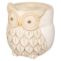 カルナック 鉢 ラフォーレフクロウ ホワイト BーLーWH 293740 1個（直送品）