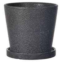 陶里 コーノ ブラック 受け皿付き 307095 1個（直送品）