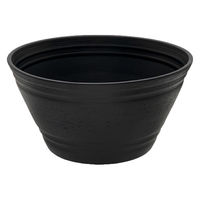 明和 鉢 セラアート 平鉢 33号 黒 242780 1個（直送品）