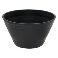 明和 鉢 セラアート 平鉢 27号 黒 242779 1個（直送品）