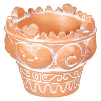 ケー・イー・アイ 鉢 リトルレジンポット 火焔型土器 306868 1個（直送品）