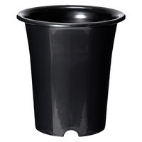大和プラスチック 洋ラン鉢 5号 ブラック 283943 1個（直送品）