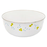 チャーム ホーローボール メダカ柄 24cm 241196 1個（直送品）