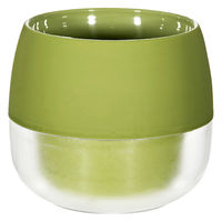 三浦園芸 鉢 ハイミニ ビビ スモーキーの鉢 グラスグリーン 298073 1個（直送品）