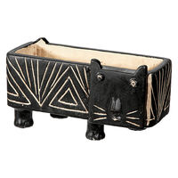 カルナック 鉢 アフリカンアニマルポット B 294443 1個（直送品）