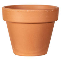 陶里 ドイツ製テラコッタポット (内径6.25×高さ5.89cm)穴あり 307917 1個（直送品）