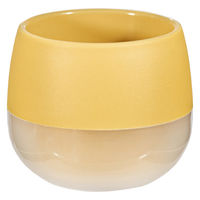 三浦園芸 鉢 リトル ビビ スモーキーの鉢 マスタードイエロー φ6×H5.3cm 298062 1個（直送品）