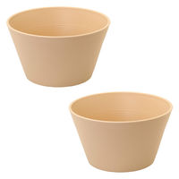 リーフ 睡蓮鉢 オリジナル睡蓮鉢 ベージュ 同色2鉢セット 242371 1個（直送品）