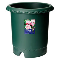 リッチェル 鉢 バラ鉢 ダークグリーン 12号 φ36×36cm 251106 1セット(3個)（直送品）