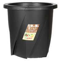 大和プラスチック 鉢 根はりポット 35型 ブラック 328138 1個（直送品）