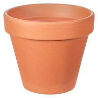陶里 ドイツ製テラコッタポット (内径8.28×高さ7.79cm)穴あり 307919 1個（直送品）