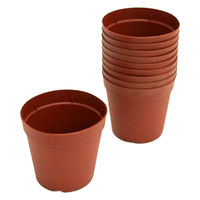 雪印種苗 鉢 プラポット 7.5cm 茶 穴ありタイプ 10個セット 87200 1個（直送品）