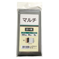 welzo マルチ 銀+黒 0.02mm×95cm×10m 地温管理、雑草対策 4933136980952 1パック（直送品）