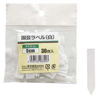 welzo 園芸ラベル 白 30枚入 1x5cm ネームプレート 4933136983007 1袋（直送品）