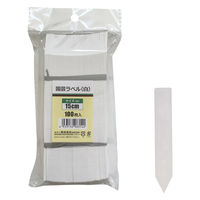 welzo 園芸ラベル 白 100枚入 2.5x15cm ネームプレート 4933136983144 1袋（直送品）