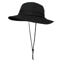 ヤマショウ 高耐久・撥水アドベンチャーハット ブラック YCH-086BK 1個（直送品）