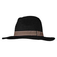 ヤマショウ 紳士カジュアルペーパーハット ブラック 大サイズ YCH-090BKL 1個（直送品）